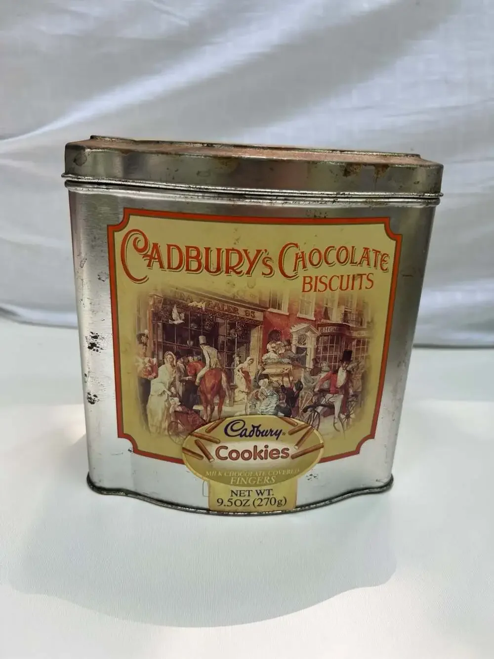 Vintage Cadbury's Chocolate Biscuits Collectible Tin